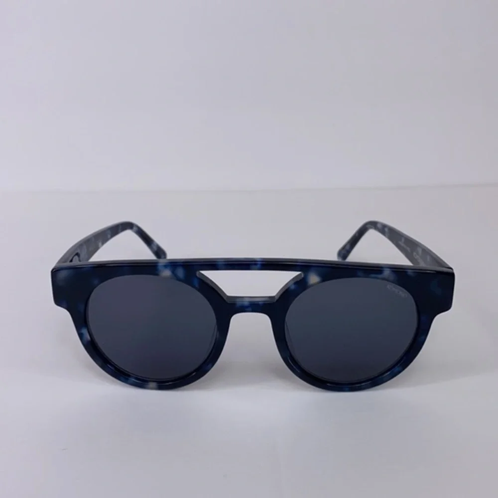 KOMONO DREYFUSS sunglasses Blue & Black NEW NWT round